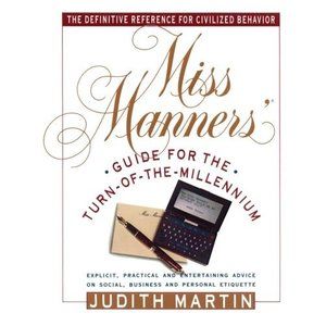 Miss Manners Guide for the Turn-of-the-Millennium  (Paperback)